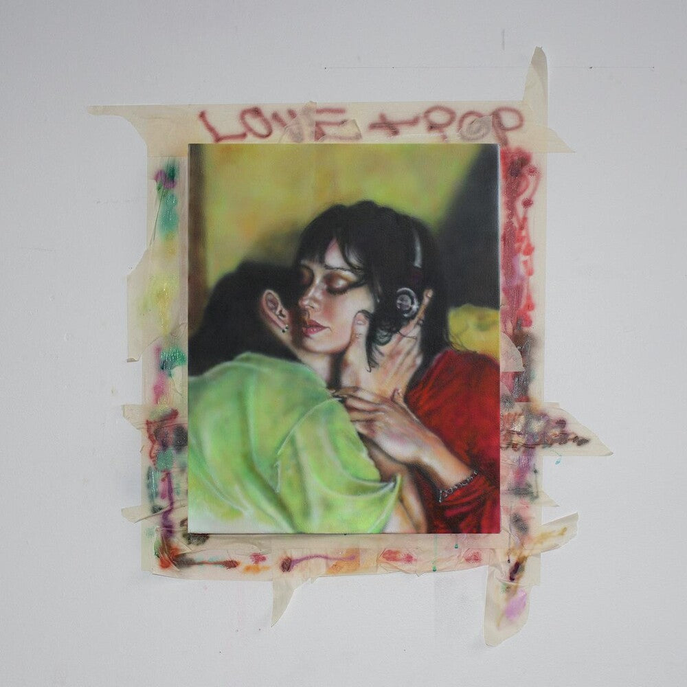 the album cover for Current Joys - LOVE + POP [LP]