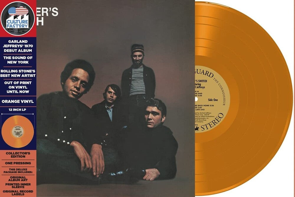 the album cover for Grinder's Switch / Garland Jeffreys - Grinder's Switch [Colored Vinyl] (Org) (Uk)