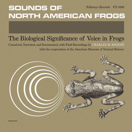 the album cover for Charles Bogert  M. - Sounds Of North American Frogs [Reissue]