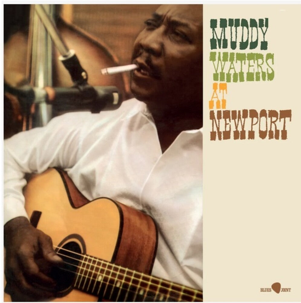 the album cover for Muddy Waters - At New Port (Bonus Tracks) [Limited Edition] [180 Gram] (Spa)