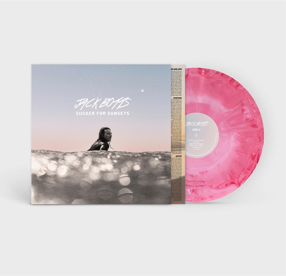 the album cover for Jack Botts - Sucker For Sunsets [Pink LP]