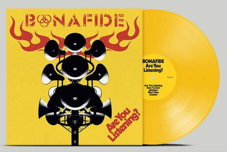 the album cover for Bonafide - Are You Listening? - Yellow [Colored Vinyl] (Ylw)