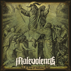 the album cover for Malevolence - Reign Of Suffering [Clear Vinyl] (Grn) [Limited Edition] (Ger)