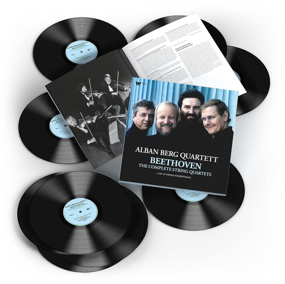the album cover for Alban Berg - Beethoven: Complete String Quartets (1989 Live