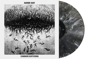 the album cover for Harms Way - Common Suffering [Limited Edition Green, White and Black LP]