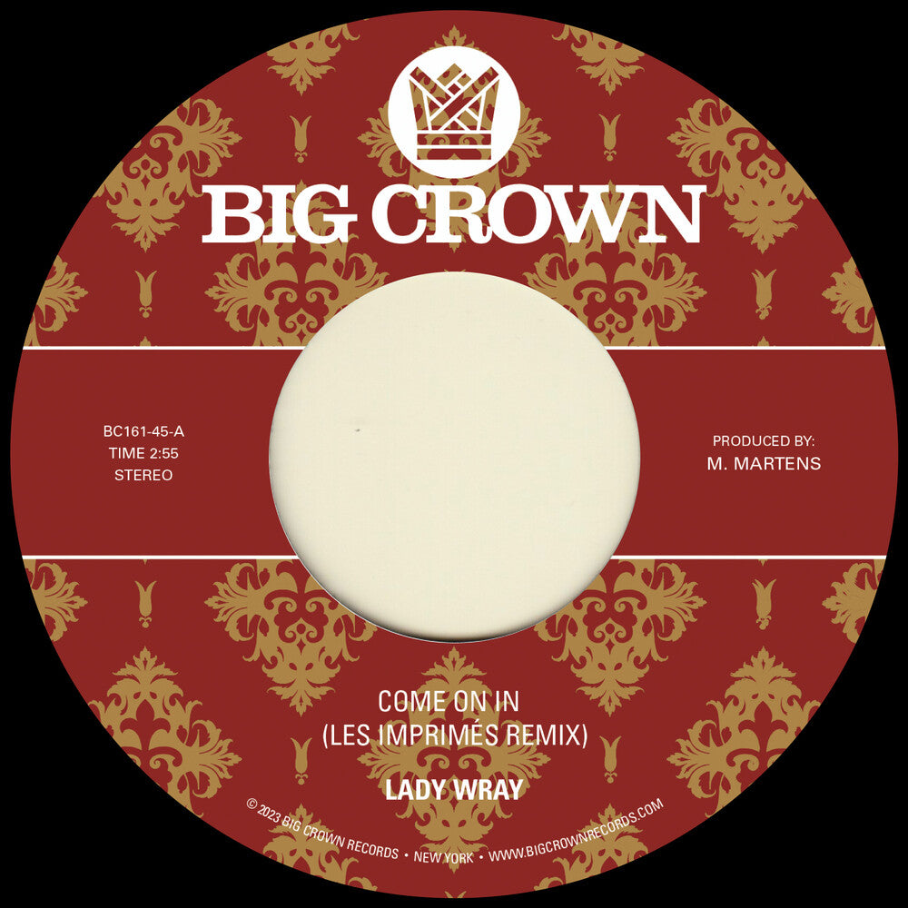 Lady Wray, Les Imprimés, & Surprise Chef - Come On In (Les Imprimés Remix) b/w Under The Sun (Surprise Chef Remix) [Vinyl Single]