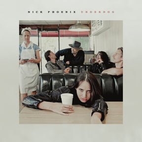 the album cover for Nick Phoenix - Underdog (Blue) [Colored Vinyl]