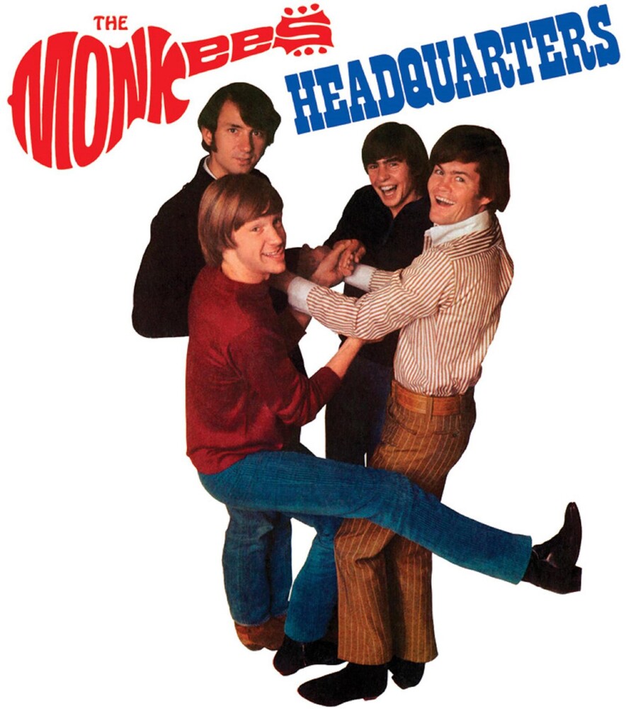 the album cover for The Monkees - Headquarters (Blue) [Clear Vinyl] [Limited Edition] (Mono)