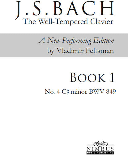 Bach,j.s. / Feltsman,vladimir - Book 1 - No. 4 C# Minor - Books