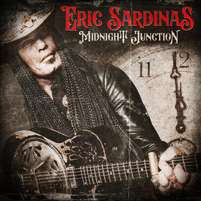 the album cover for Eric Sardinas - Midnight Junction [Colored Vinyl] (Gate) [Limited Edition] (Red)