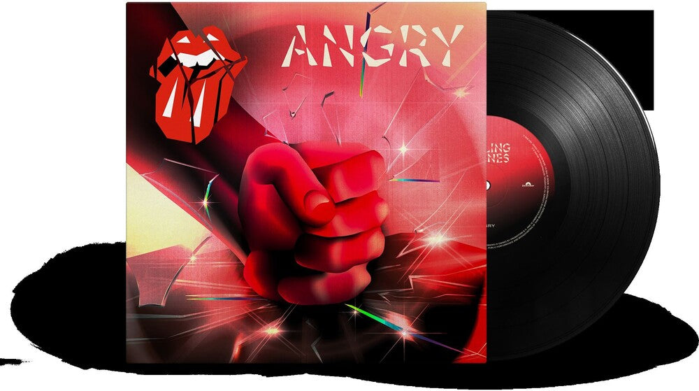 the album cover for The Rolling Stones - Angry (10in) (Blk) [Limited Edition] (Etch) (Uk)