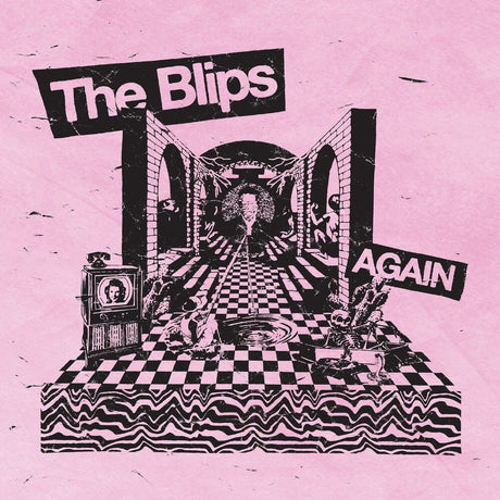 the album cover for The Blips - Again [LP]