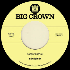 the album cover for Brainstory - Nobody But You b/w Gift Of Life [Vinyl Single]