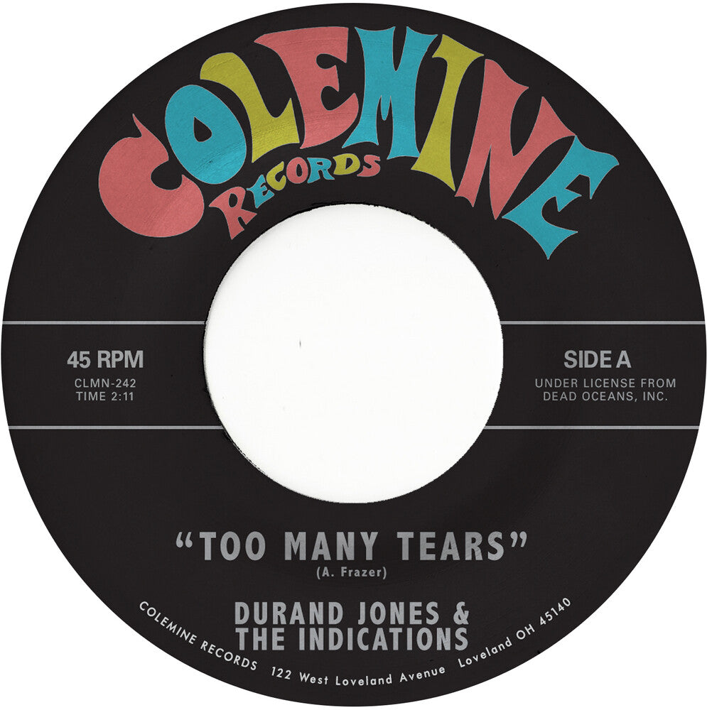 Durand Jones & The Indications - Too Many Tears / Cruisin' to the Parque [Vinyl Single]