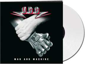 the album cover for U.D.O. - Man & Machine - White [Colored Vinyl] (Gate) [Limited Edition] (Wht)