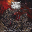 the album cover for Left Cross - Upon Desecrated Altars