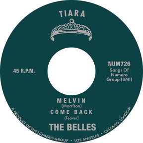 the album cover for The Belles - Melvin b/w Come Back [Vinyl Single]