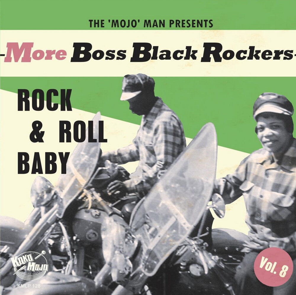 the album cover for More Boss Black Rockers 8: Rock & Roll Baby / Var - More Boss Black Rockers 8: Rock & Roll Baby / Var