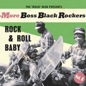 the album cover for More Boss Black Rockers 8: Rock & Roll Baby / Var - More Boss Black Rockers 8: Rock & Roll Baby / Var