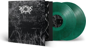 the album cover for Xasthur - Other Worlds Of The Mind - Green-Black Marble