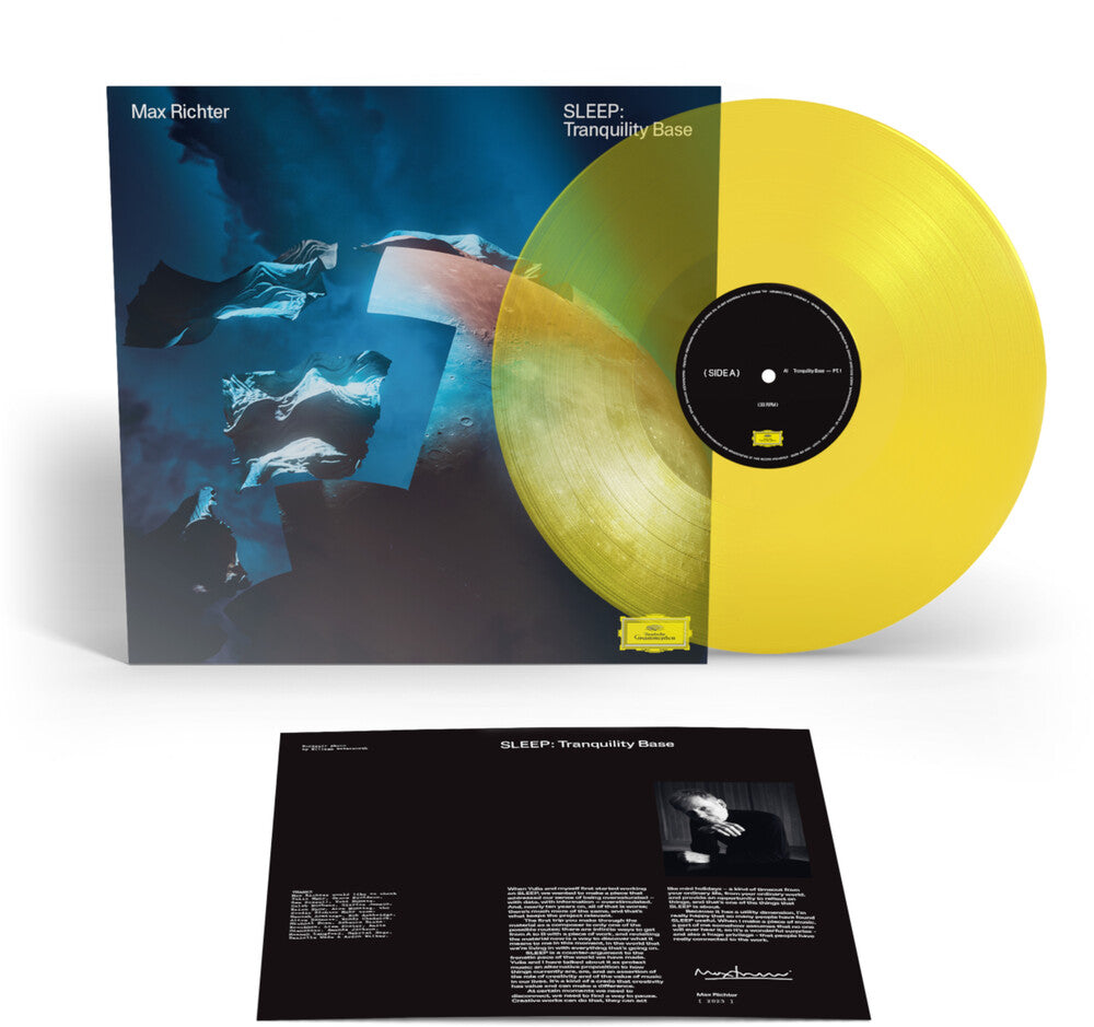 the album cover for Max Richter - Sleep: Tranquility Base [Clear Vinyl] [Limited Edition] (Ylw)