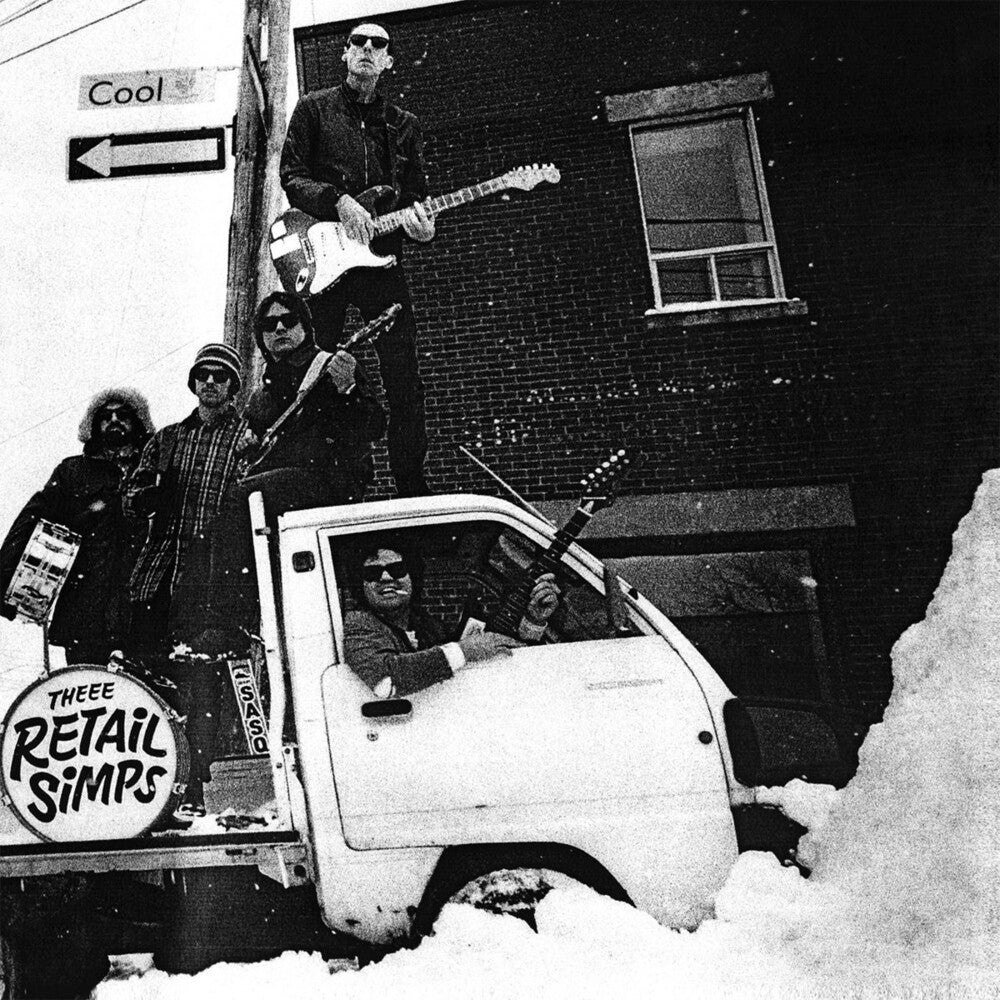 the album cover for Theee Retail Simps - Live On Cool Street (Hol)