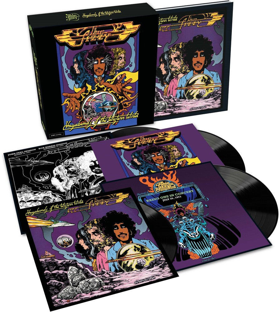 the album cover for Thin Lizzy - Vagabonds Of The Western World [Deluxe 4 LP]