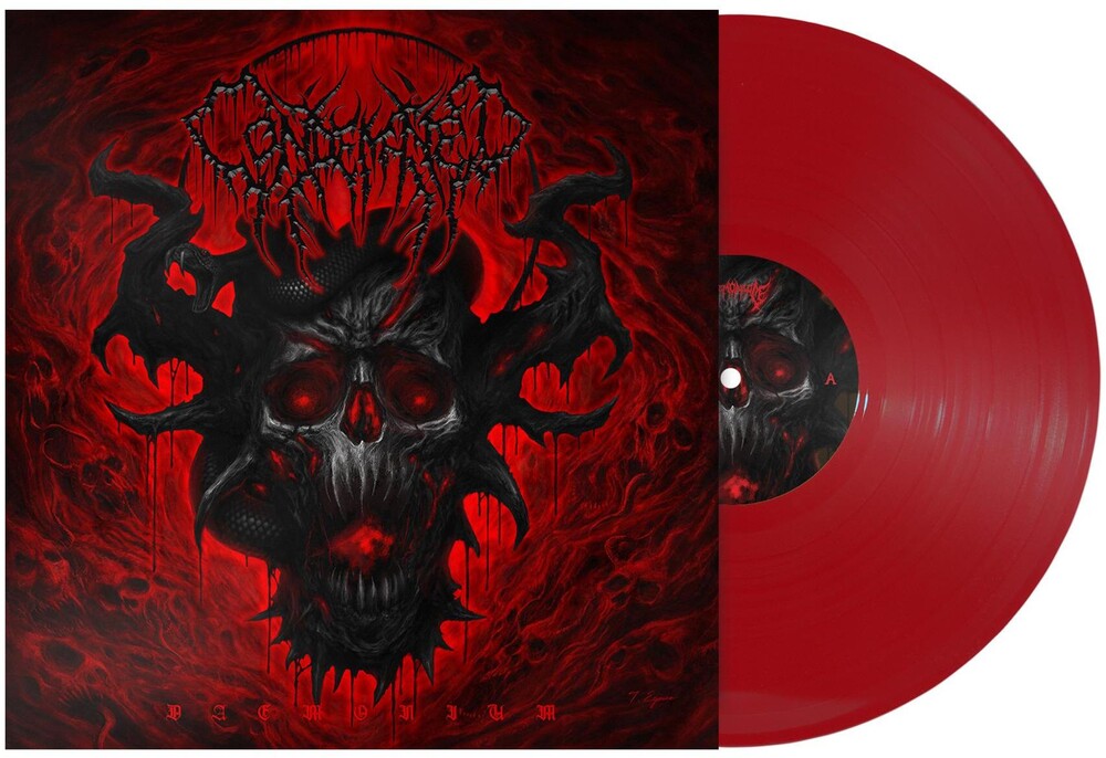 the album cover for Condemned - Daemonium [Clear Vinyl] (Red)