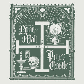 the album cover for Lords Of Quarmall & Power Castle - Split