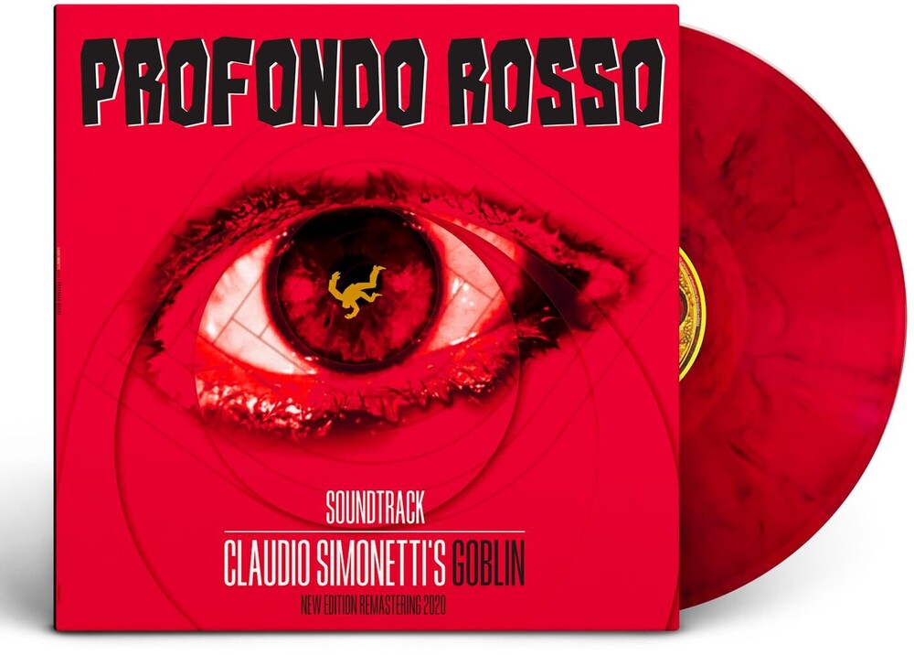 the album cover for Claudio Simonetti  / Goblin (Blk) (Colv) (Red) - Profondo Rosso - O.S.T. (Blk) [Colored Vinyl] (Red) (Ita)