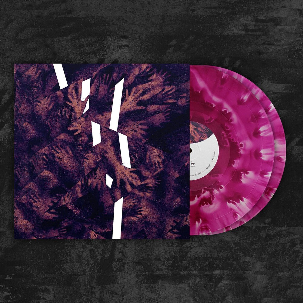 the album cover for Plebeian Grandstand - Rien Ne Suffit [Clear Vinyl] (Red)