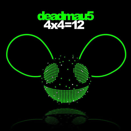 the album cover for Deadmau5 - 4x4=12 [Transparent Green 2LP]