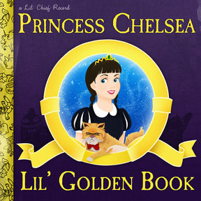 the album cover for Princess Chelsea - Lil Golden Book 10th Anniversary Edition - Purple