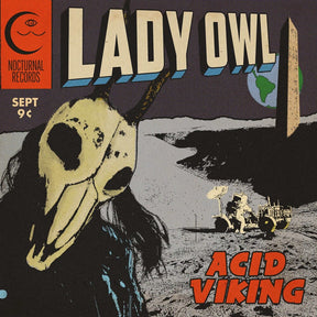 the album cover for Lady Owl - Acid Viking