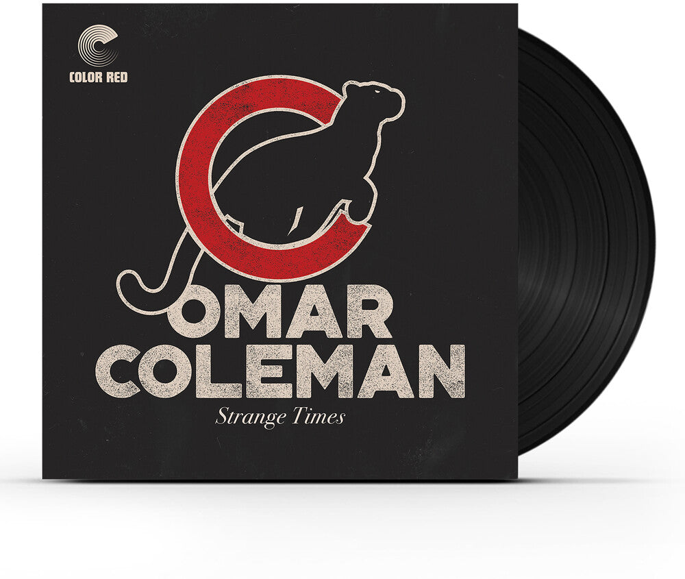 the album cover for Omar Coleman - Strange Times (Blk) [180 Gram]