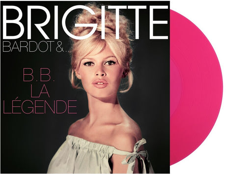 the album cover for Brigitte Bardot - B.B. La Legende - Ltd 180gm Transparent Magenta