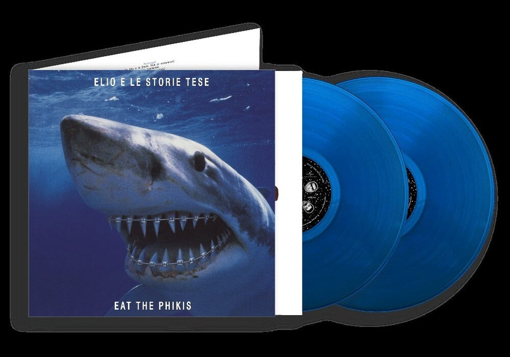 the album cover for Elio E Le Storie Tese - Eat The Phikis (Blue) [Colored Vinyl] (Ita)