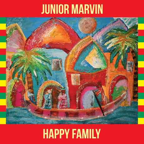 the album cover for Junior Marvin - Happy Family [Red, Gold & Green LP]
