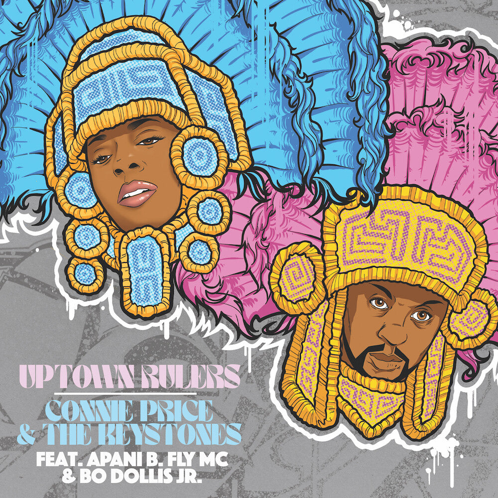 the album cover for Connie Price  & The Keystones / Apani B. / Fly Mc - Uptown Rulers