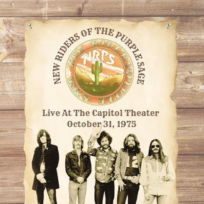 the album cover for New Riders Of The Purple Sage - Live At The Capitol Theater [Clear Vinyl] (Uk)