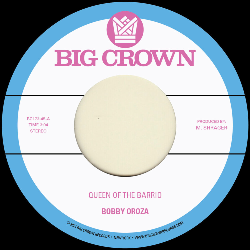 Bobby Oroza - Queen Of The Barrio B/W Goddess [7" Vinyl]