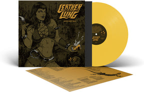 the album cover for Leather Lung - Graveside Grin - Sold Yellow [Colored Vinyl] (Ylw)