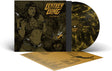 the album cover for Leather Lung - Graveside Grin - Black & Yellow Marble (Blk) (Ylw)