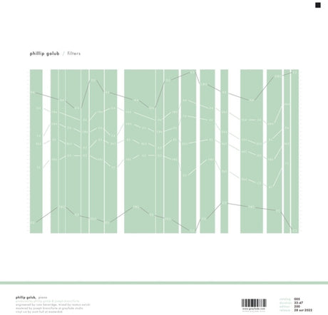 the album cover for Golub, Phillip - Filters