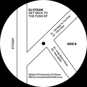 the album cover for DJ Steaw - Get Back To The Fonk