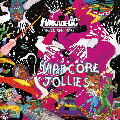 the album cover for Funkadelic - Hardcore Jollies