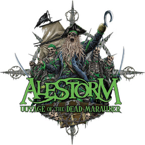 the album cover for Alestorm - Voyage Of The Dead Marauder