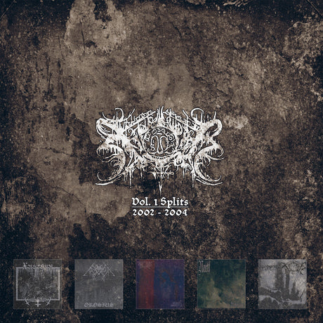 the album cover for Xasthur - Vol. 1 Splits 2002-2004