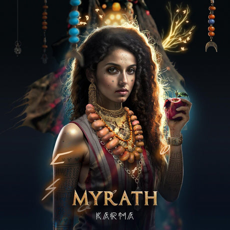 the album cover for Myrath - Karma [Transparent Red LP]