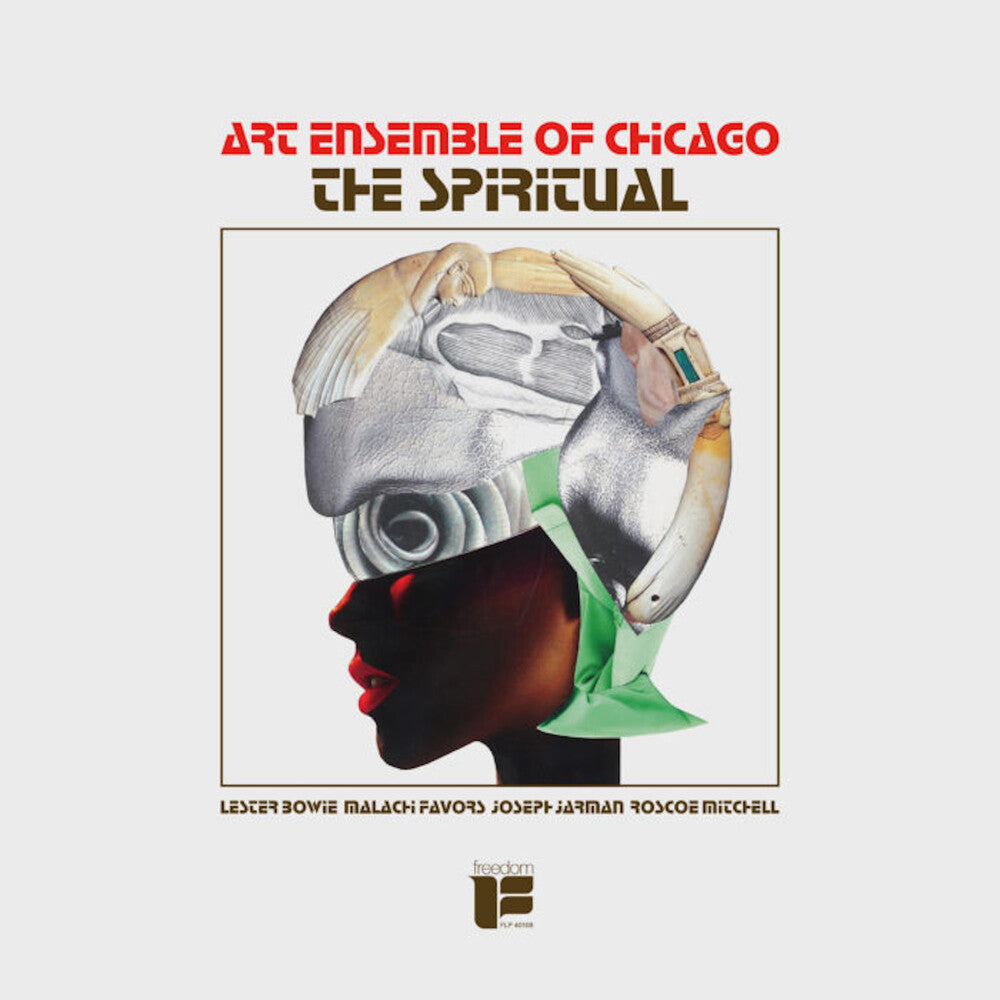 the album cover for Art Ensemble Of Chicago - Spiritual - Coke Bottle Clear [Clear Vinyl]